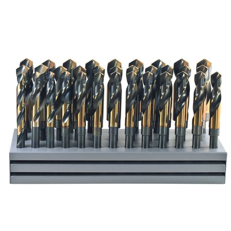 NITRO Silver and Deming Drill Set, Series 1000N, Imperial System of Measurement, 12 Minimum Drill Bit S 1000N32